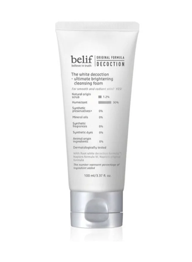 THE FACE SHOP Belif The White Decoction Ultimate Brightening Foam 100